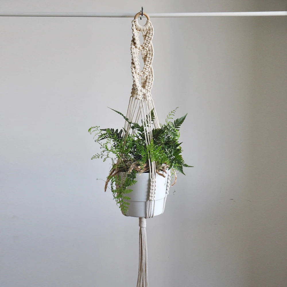 Good quality handmade macrame handmade plant hanger flower pot holder