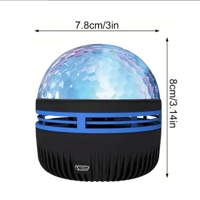 LED Northern Lights Night Light RGB Projection Lamp USB Plug-in Use Remote Control Projection Night Lamp for Home Bedroom Decor