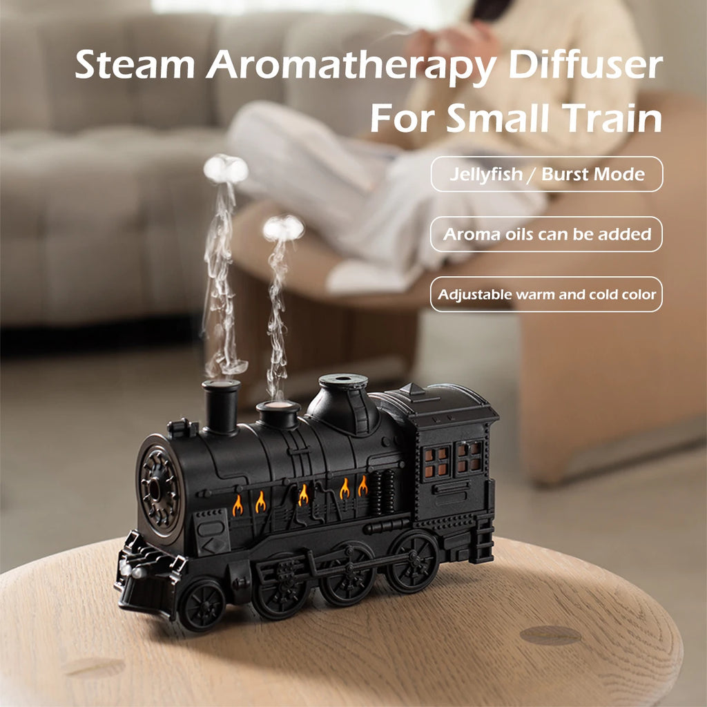 Train Air Humidifier Ultrasonic Aromatherapy Diffusers Mist Maker Fragrance Essential Oil Aroma Difusor Remote control
