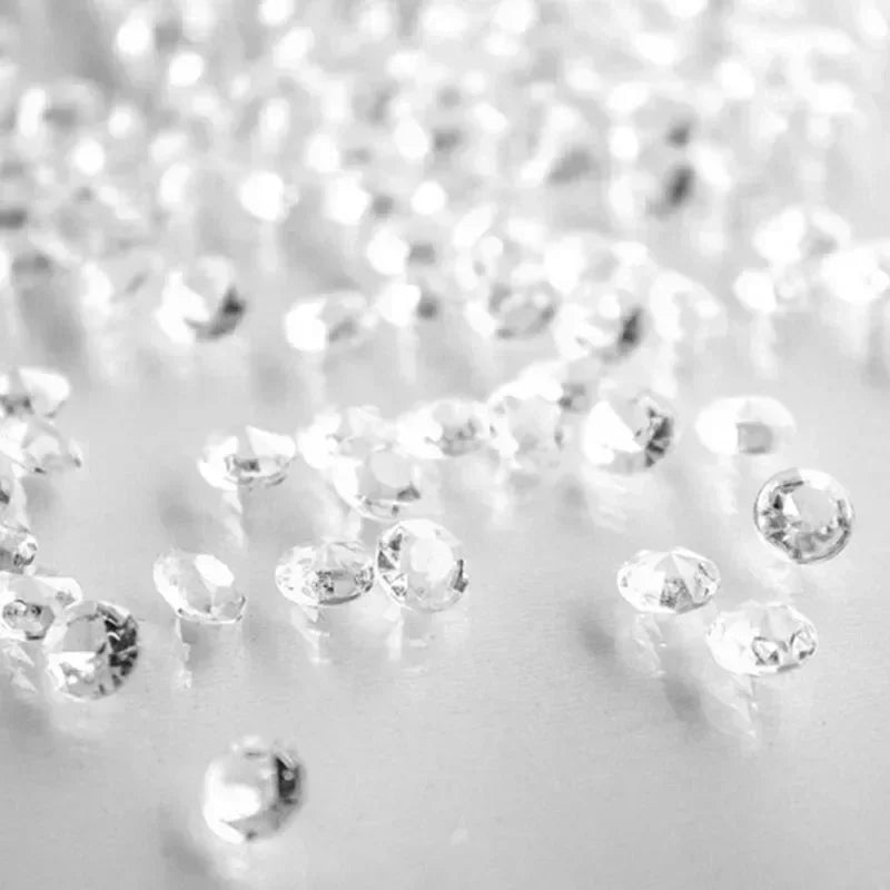 1000pcs Mixed Transparent Acrylic Gems Ice Grains Artificial Diamond Ice Cubes Vase Fillers Wedding Party Decorations 3-