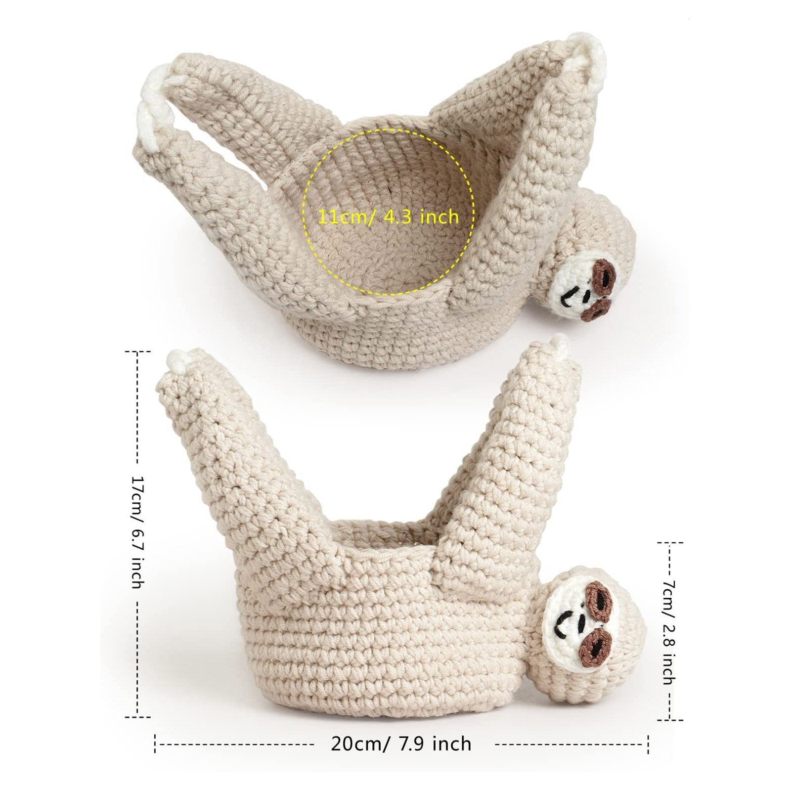 1pcs Sloth Gifts Sloth Plant Hanger For Succulent Pot Hanging Planter For Plant Lovers Planter Macrame Plant Hangers Home Decor