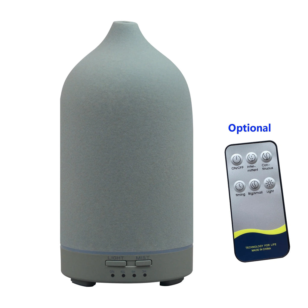 Ceramic Aroma Diffuser Automatic Small Humidifier Hotel Air Fresh Essential Oil Timing Colorful Lights Diffuser