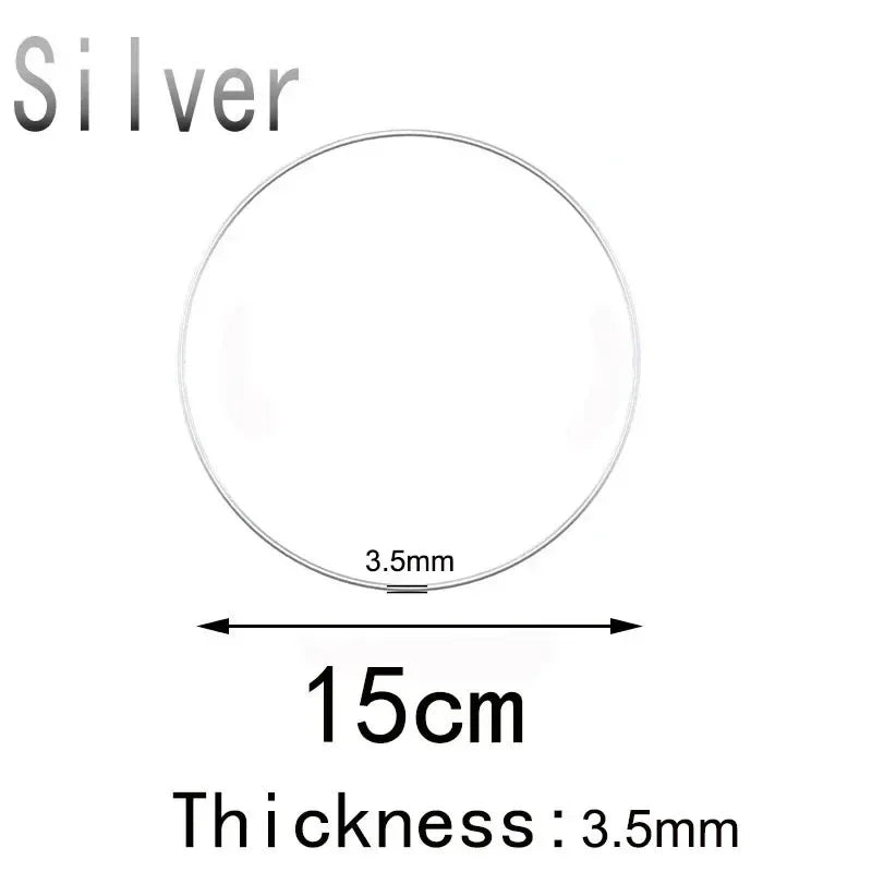 1/10pcs Metal Floral Hoop Gold For Crafts Party Decoration Metal Dream Catcher Ring for Macrame 10cm 15cm 20cm 25cm 30cm