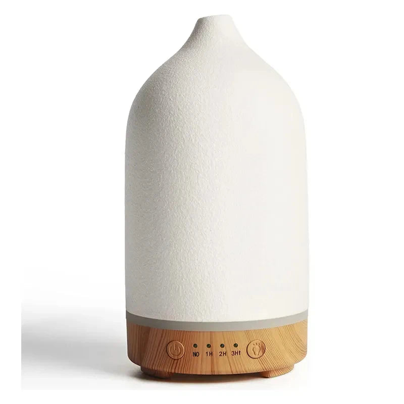 Ceramic Air Humidifier Aroma Diffuser Aromatherapy Cool Mist Ultrasonic Essential Oil  Diffuser With 7 LED Humidifier