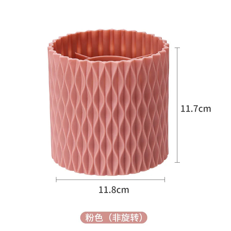 360° rotating multifunctional desktop eyebrow pencil makeup brush storage box makeup brush cup holder makeup tool storage box