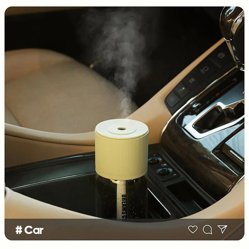 Rechargeable Mini Humidifier 268ml USB Mute Cool Mist Sprayer for Home Bedroom Car Portable Moisturizes Skin Water Diffuser