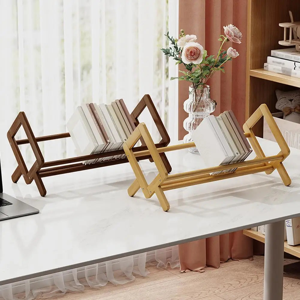 Desktop Bookshelf Magazine Rack Desktop Office Book Storage Rack Student Economy Bookshelf Children's Storage Rack 33/40CM