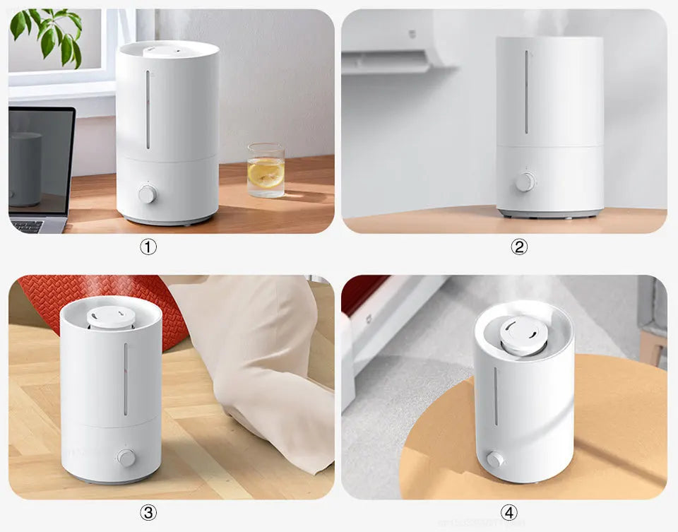 Xiaomi Mijia Humidifier 2 300mL/h Humidification 4L Large Capacity Mist Maker Aroma Diffuser Humidity Low Sound Home Appliances