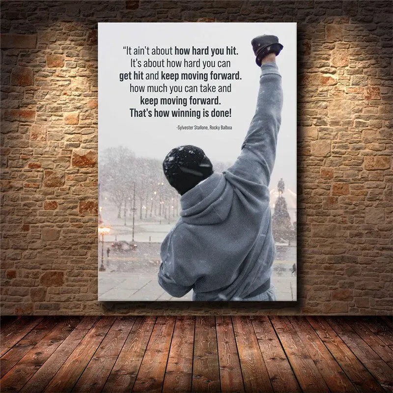 Inspirational Success Quote Canvas Art  Motivational HD Print Wall Art Poster for Living Room  Home Decor