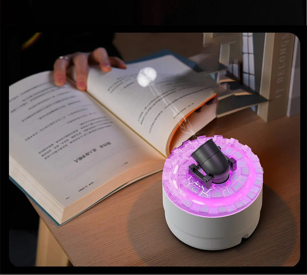 Cannon Aromatherapy Diffuser Jellyfish Spray Air Humidifier 7Colour Gradient Night Light Ultrasound Essential Oil Arome Diffuser