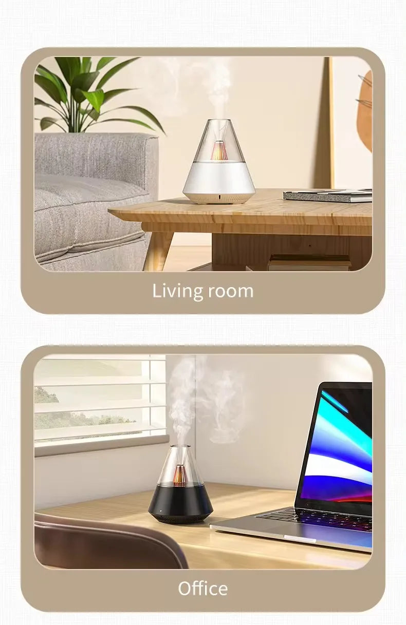 Portable Aroma Diffuser USB TYPE-C Air Humidifier Essential Oil Cold Mist Maker Sprayer Home Office Bedroom Remote Control