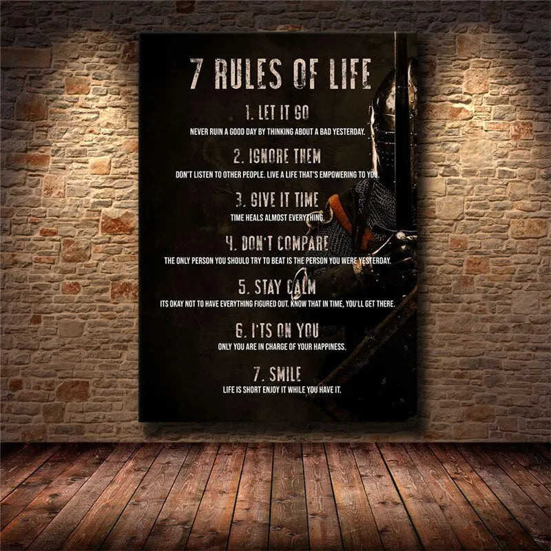 Inspirational Success Quote Canvas Art  Motivational HD Print Wall Art Poster for Living Room  Home Decor