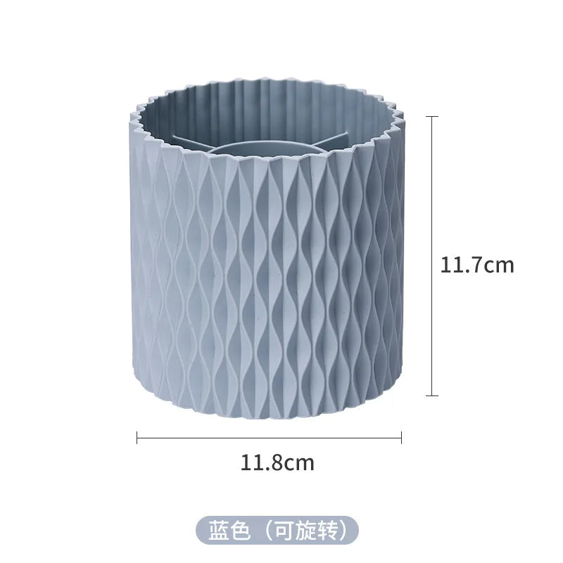 360° rotating multifunctional desktop eyebrow pencil makeup brush storage box makeup brush cup holder makeup tool storage box