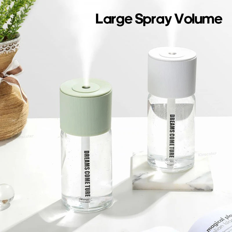 Rechargeable Mini Humidifier 268ml USB Mute Cool Mist Sprayer for Home Bedroom Car Portable Moisturizes Skin Water Diffuser