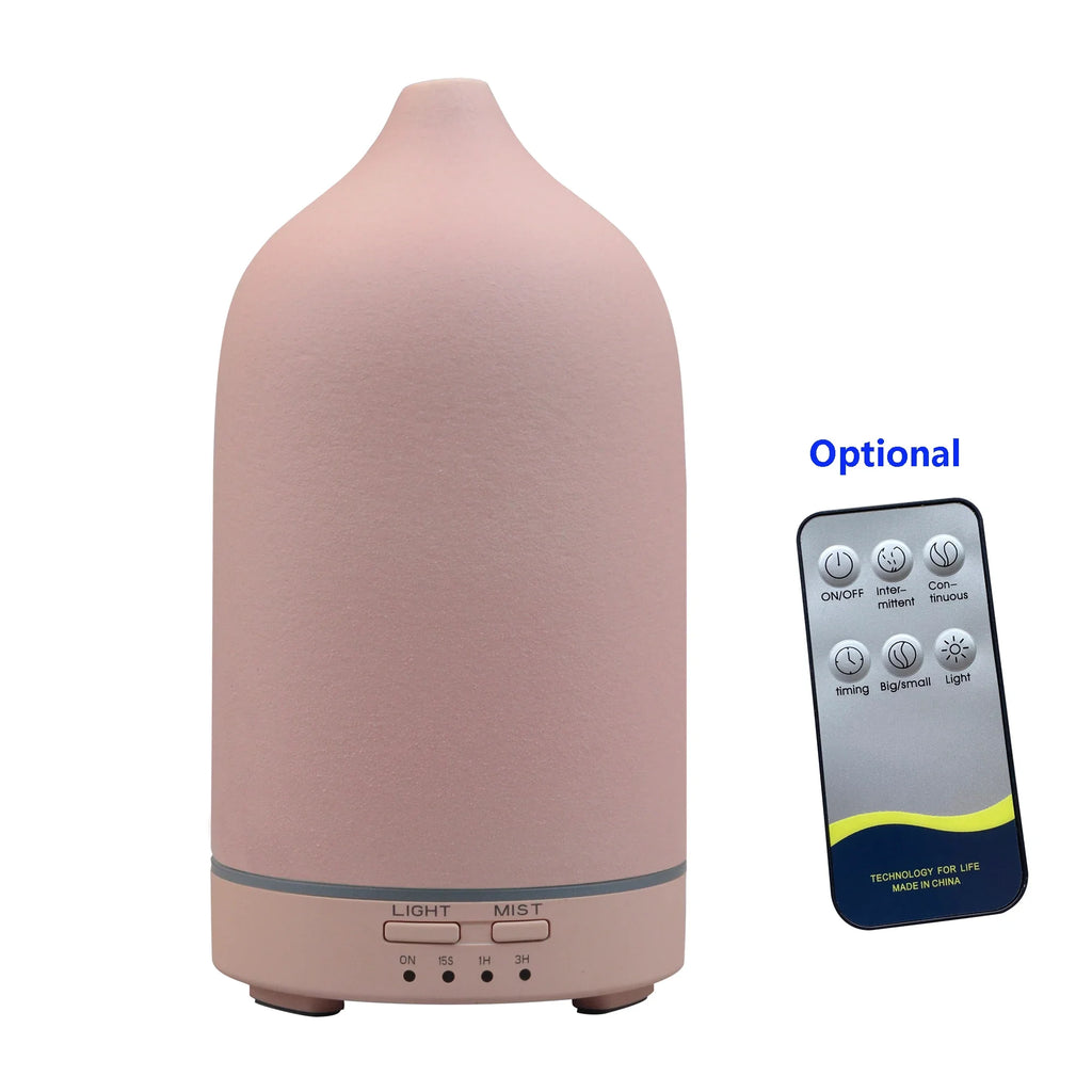 Ceramic Aroma Diffuser Automatic Small Humidifier Hotel Air Fresh Essential Oil Timing Colorful Lights Diffuser