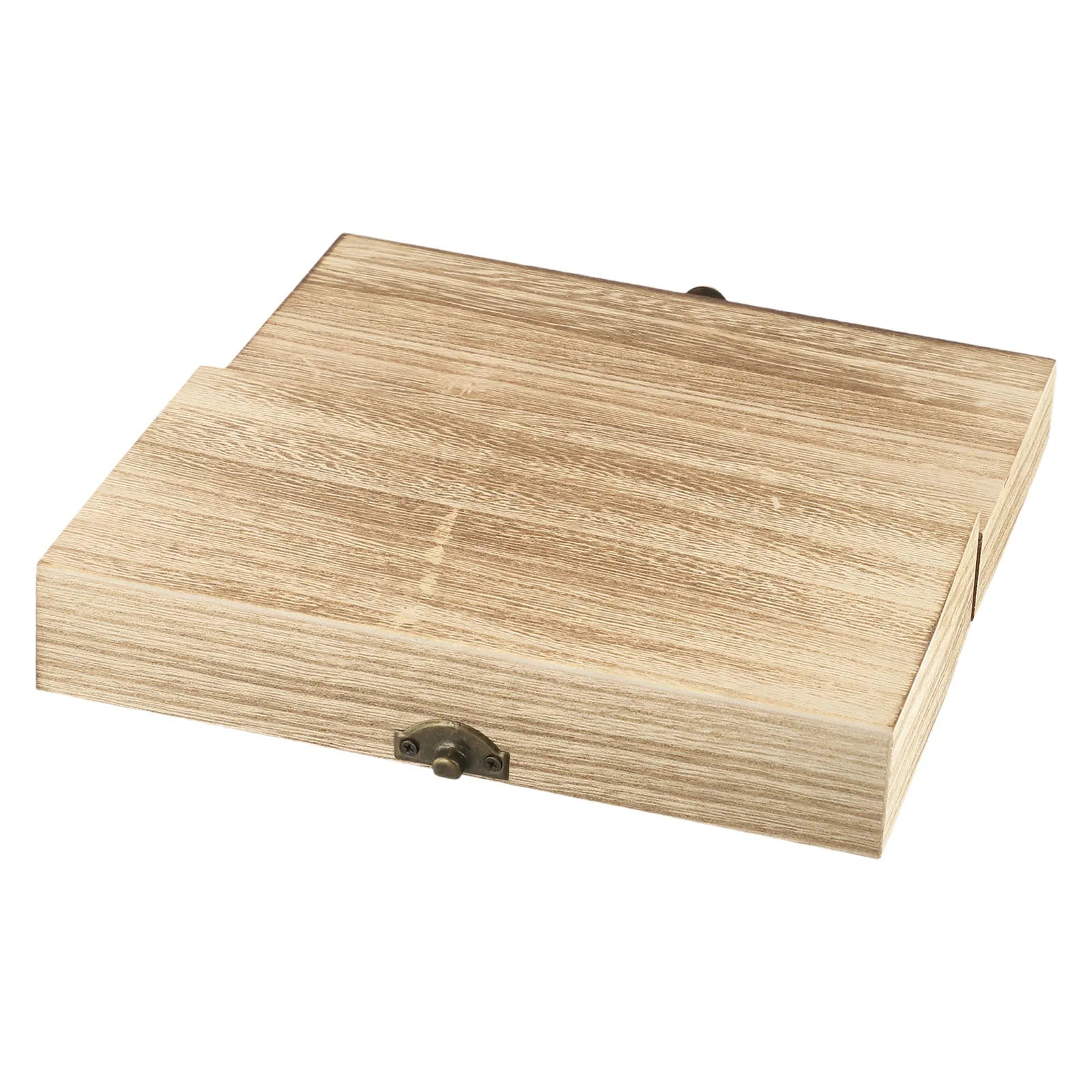 20*10*6 Cm Rectangular Durable Wooden Storage Box Retro Jewelry Box Gift Box Desktop Organizer Clamshell Container