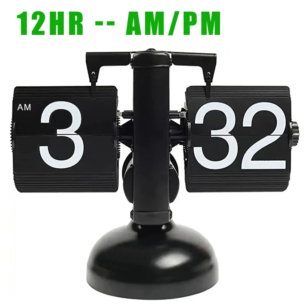 A Flipping Clock with Page Turning Automatically for Modern Home Decoration.Full of Sense of Technology.Battery Included as Gift
