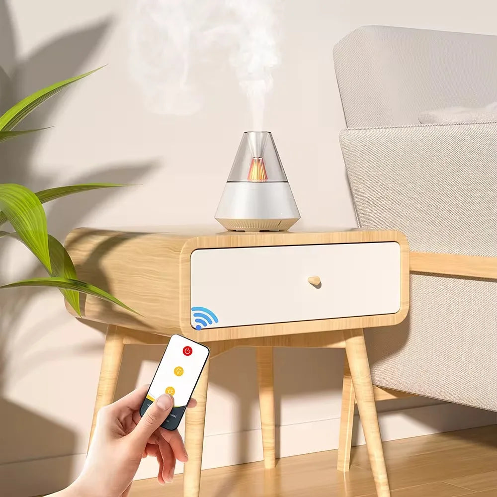Portable Aroma Diffuser USB TYPE-C Air Humidifier Essential Oil Cold Mist Maker Sprayer Home Office Bedroom Remote Control