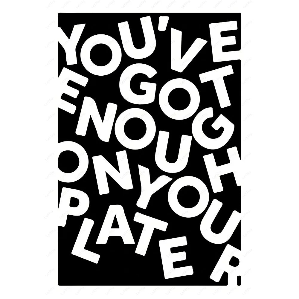 Abstract Feminist Color Letter Art Woman Good Poster Sticky Wall Art Printing Waterproof Home Living Bed Room Aesthetic Decor