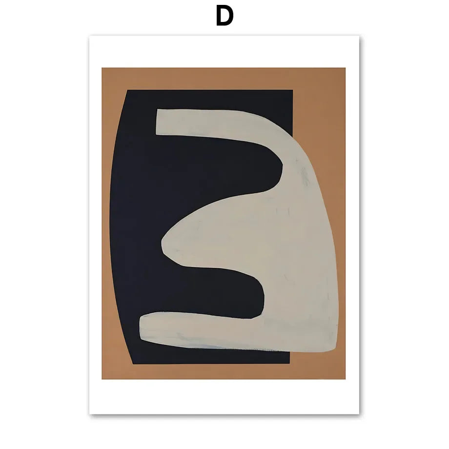 Scandinavian Abstract Wall Art Geometric Lines Pajama Girl HD Canvas Poster Prints Home Bedroom Living Room Decoration