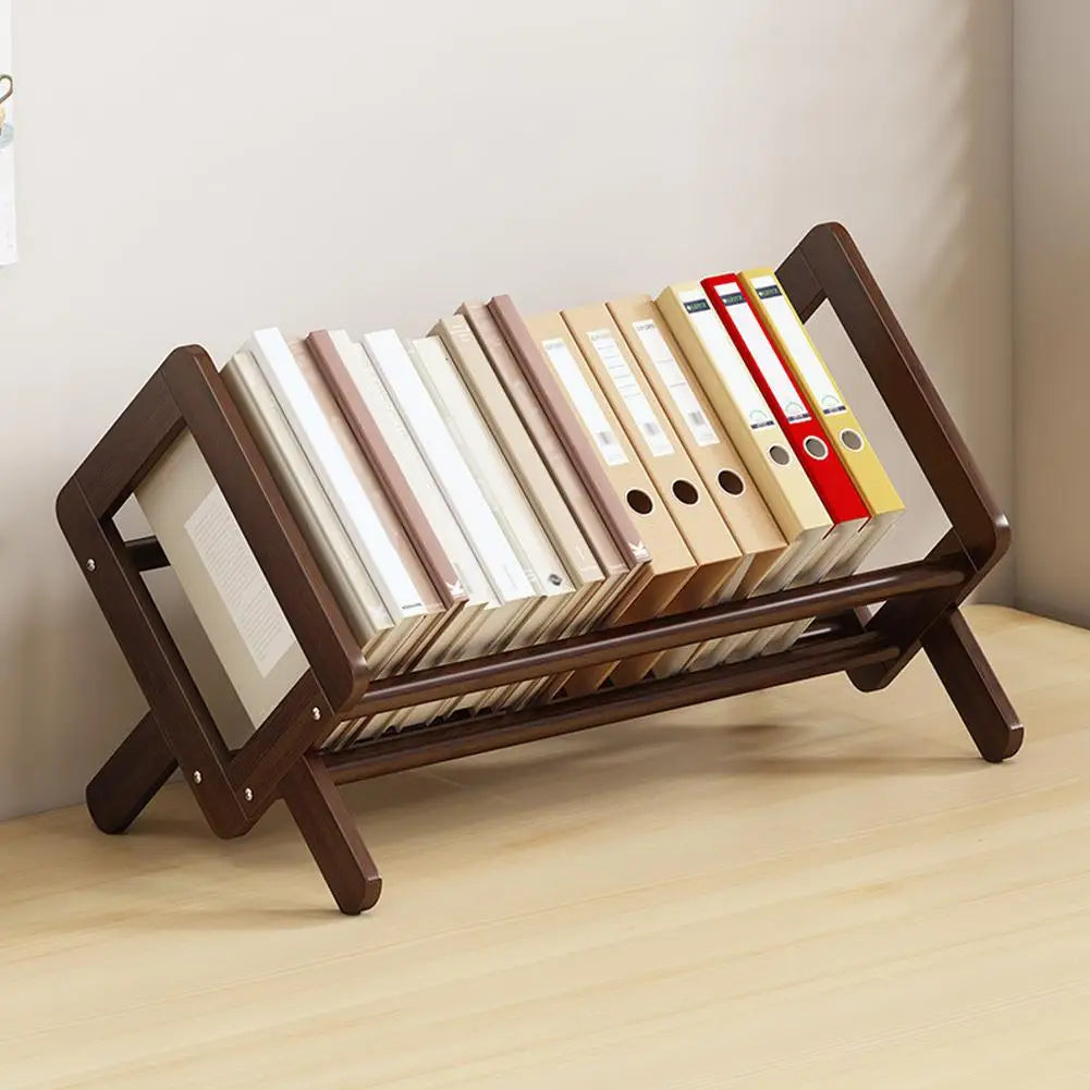 Desktop Bookshelf Magazine Rack Desktop Office Book Storage Rack Student Economy Bookshelf Children's Storage Rack 33/40CM