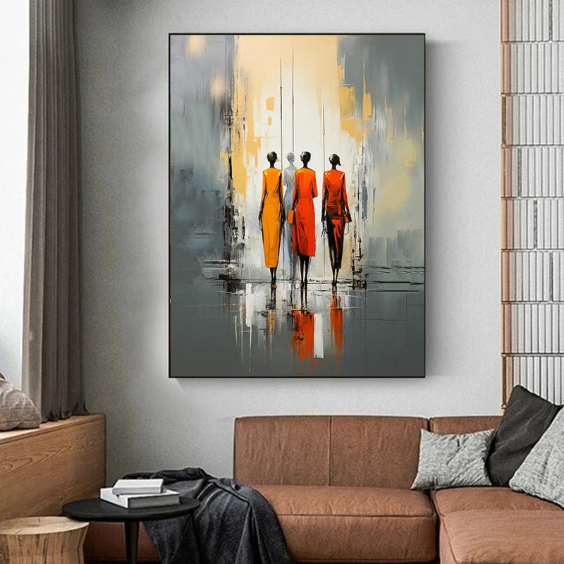 Abstract Minimalist Figure Decorative Paintings for Living Room Sexy Women Line Art Canvas Print Pictures Wall Posters No Frame