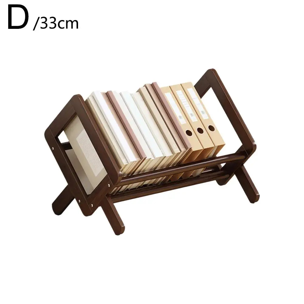 Desktop Bookshelf Magazine Rack Desktop Office Book Storage Rack Student Economy Bookshelf Children's Storage Rack 33/40CM