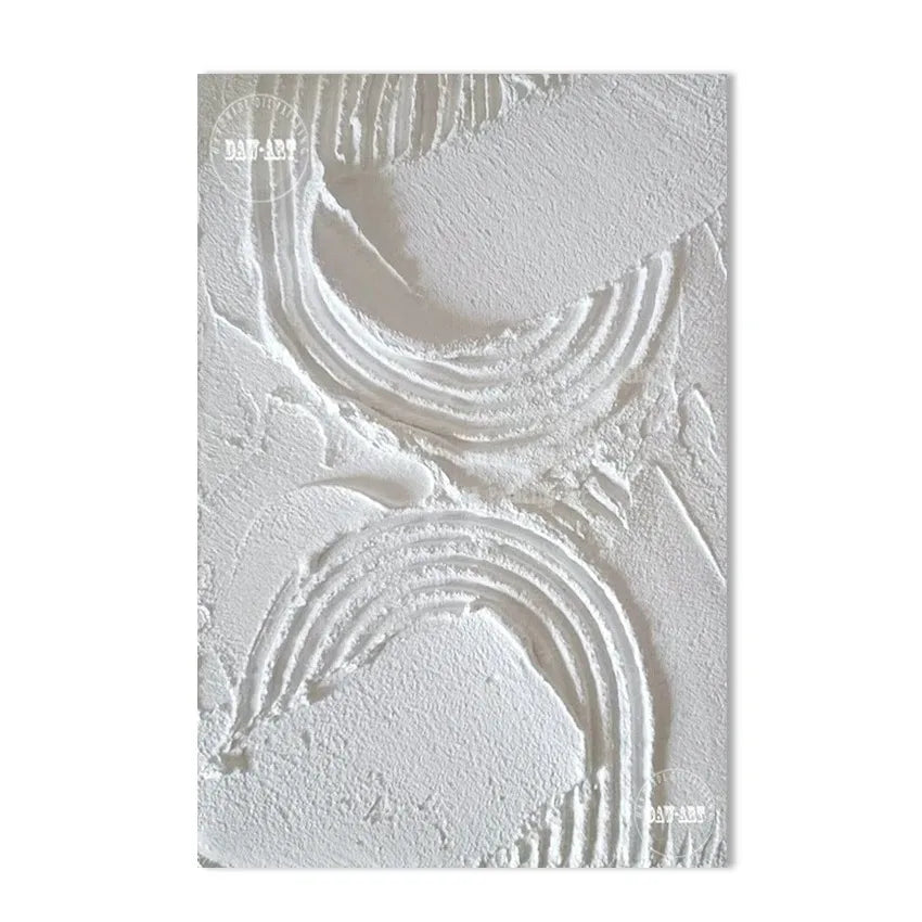 Conceptual White Line Abstract Canvas Painting Living Room Modern Wall Art Home Decoration Painting Frameless Painting