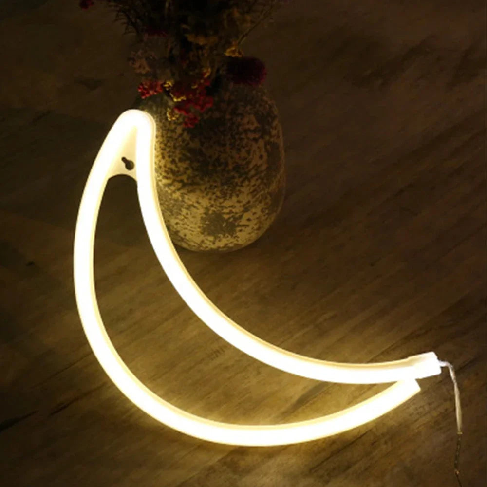 Cloud Lightning LED Neon Sign Night Light Battery/USB Operated for Children's Room Party Home Bar Lamp Gift Decoration