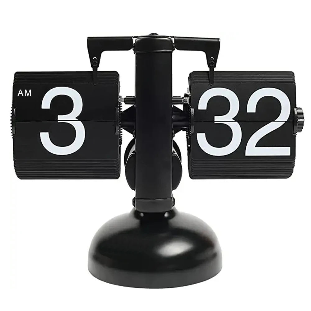 A Flipping Clock with Page Turning Automatically for Modern Home Decoration.Full of Sense of Technology.Battery Included as Gift