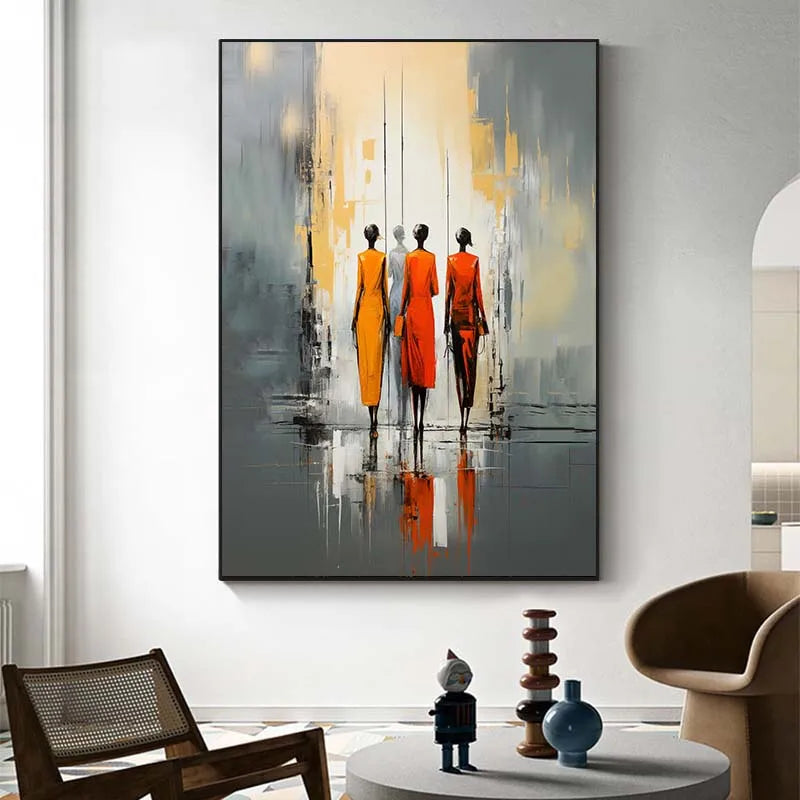 Abstract Minimalist Figure Decorative Paintings for Living Room Sexy Women Line Art Canvas Print Pictures Wall Posters No Frame