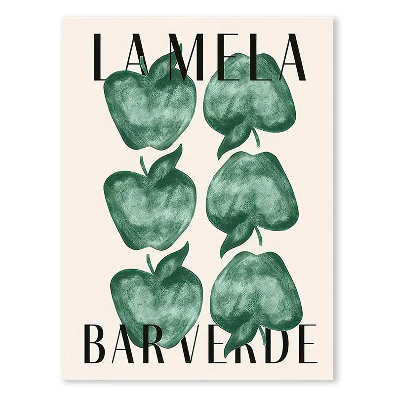 Green Botanical Vase La Mela Van Gogh Abstract Line Wall Art Canvas Painting Posters And Prints Pictures For Living Room Decor