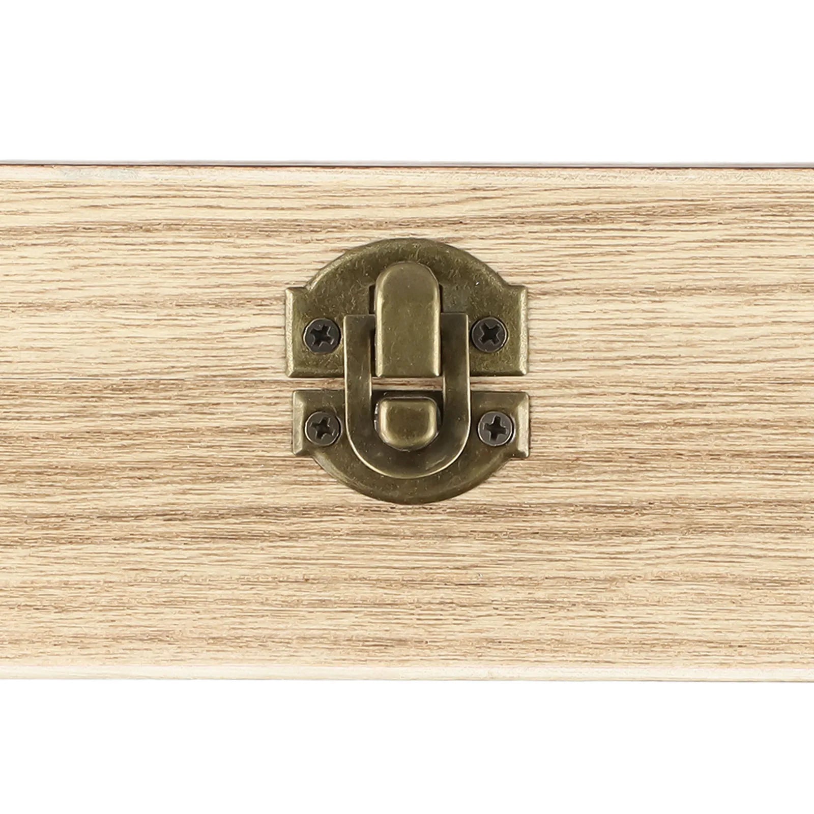 20*10*6 Cm Rectangular Durable Wooden Storage Box Retro Jewelry Box Gift Box Desktop Organizer Clamshell Container